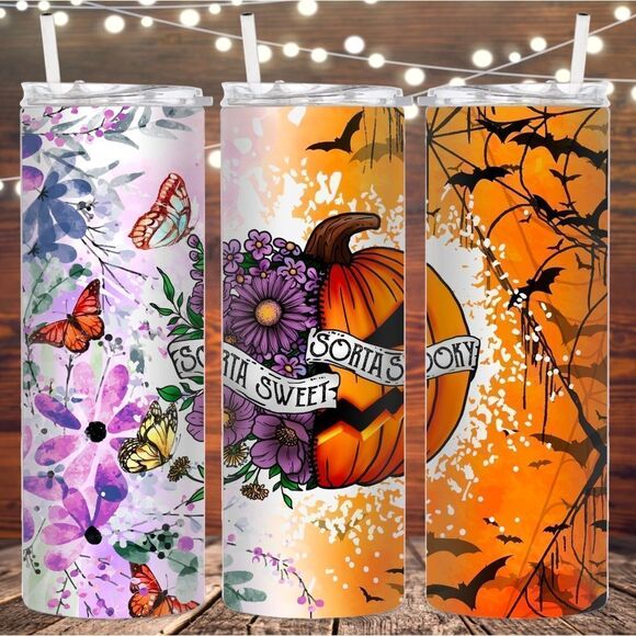 handmade Other - Sorta spooky sorta sweet metal tumbler